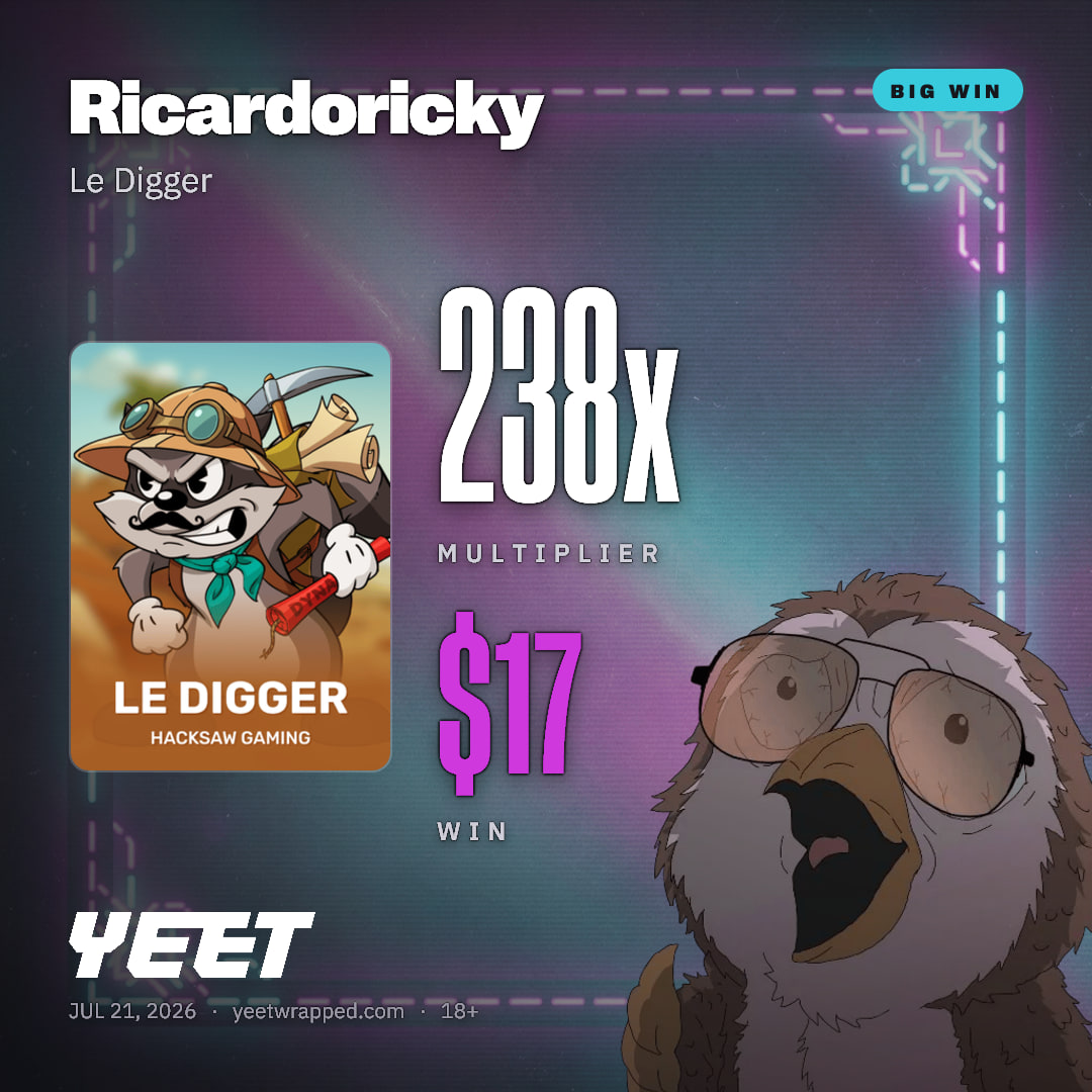 Ricardoricky hit 238.2x on Le Digger