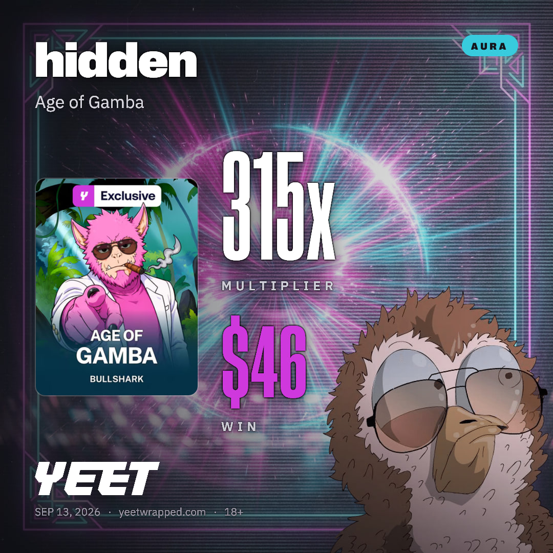 hidden hit 315.2x on Age of Gamba