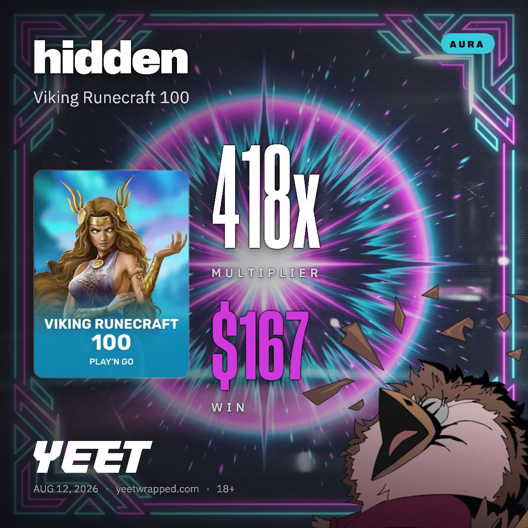 hidden hit 418.4x on Viking Runecraft 100