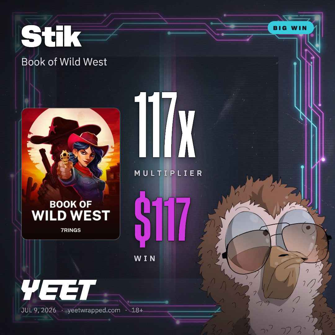 Stik hit 116.8x on Book of Wild West