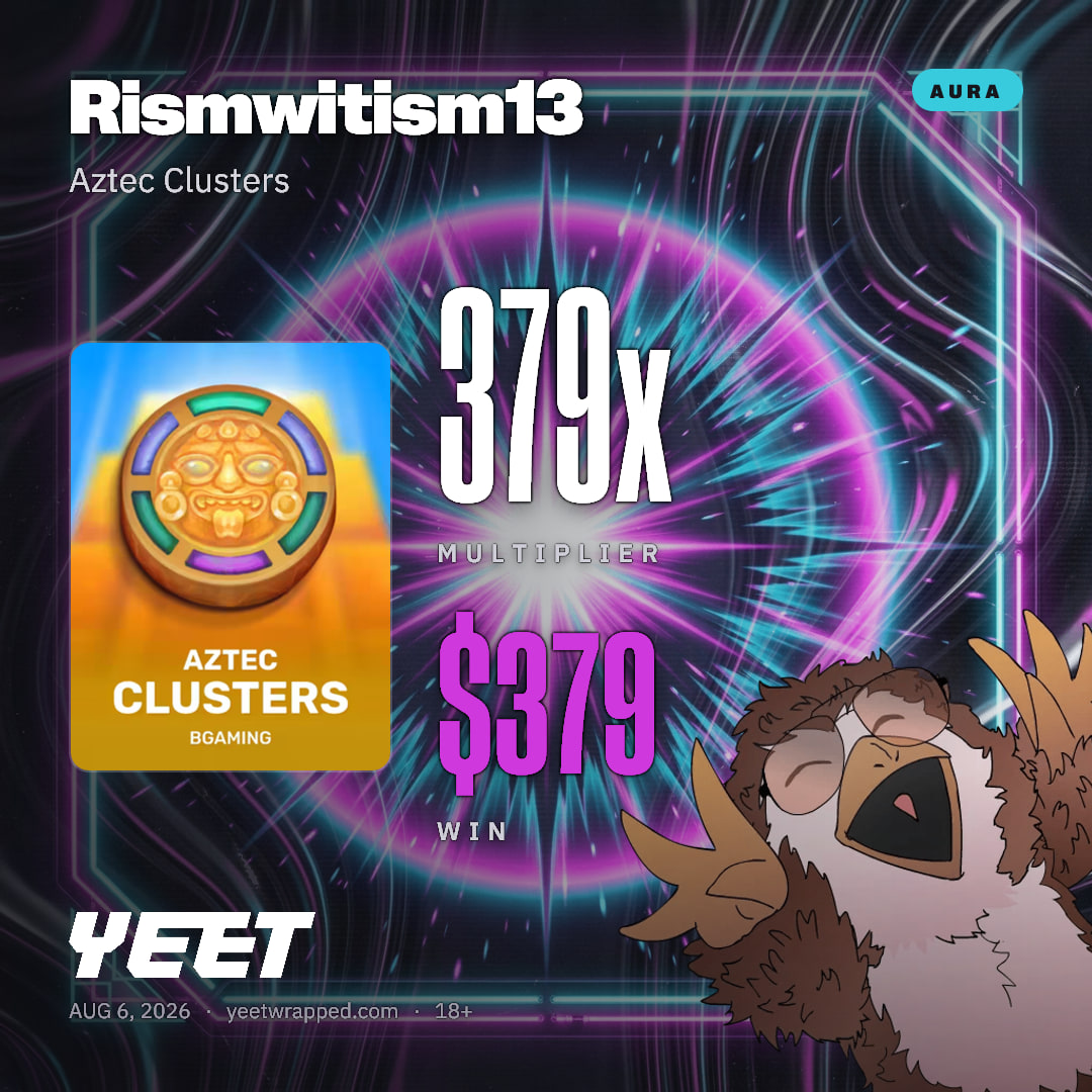 Rismwitism13 hit 378.9x on Aztec Clusters