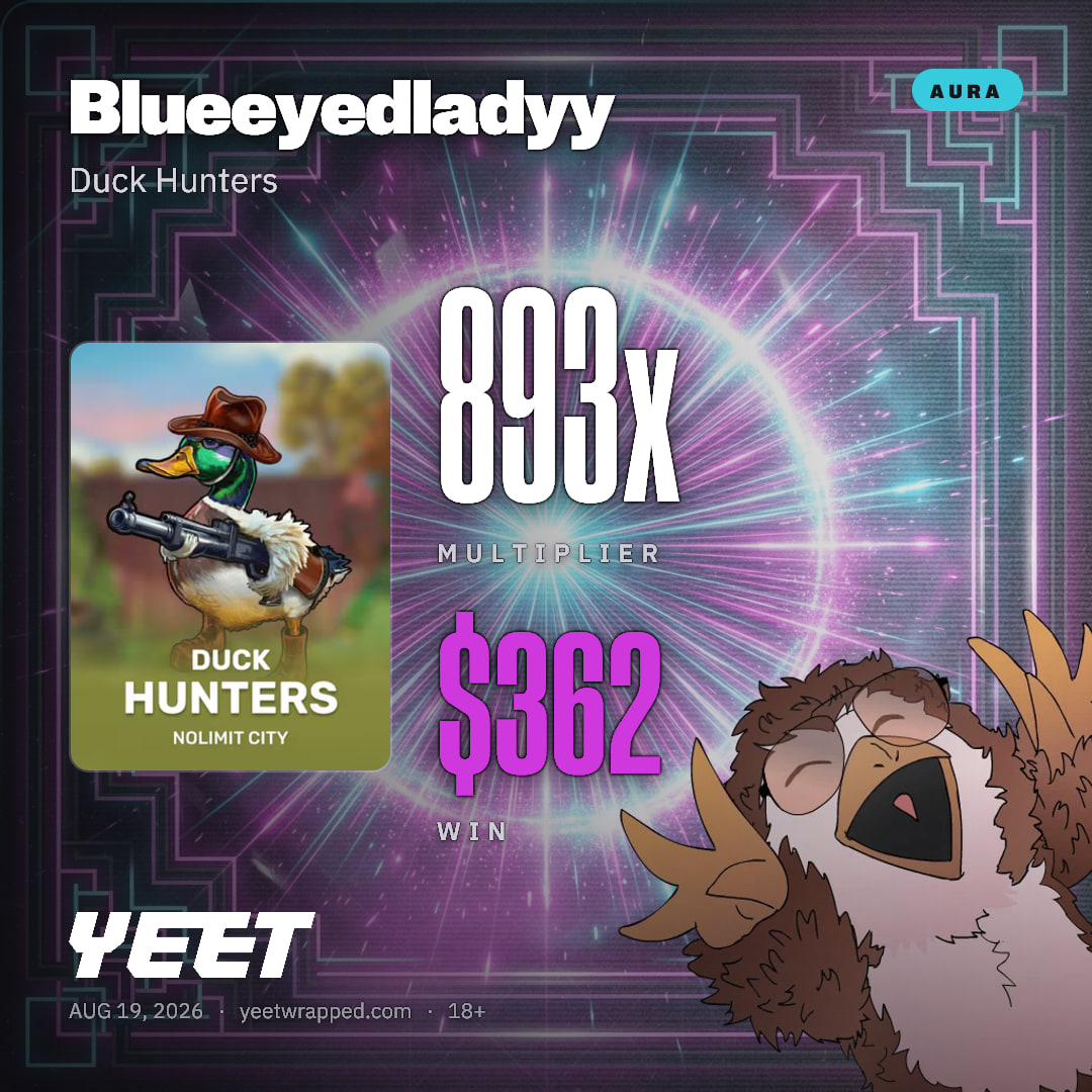 Blueeyedladyy hit 893.1x on Duck Hunters