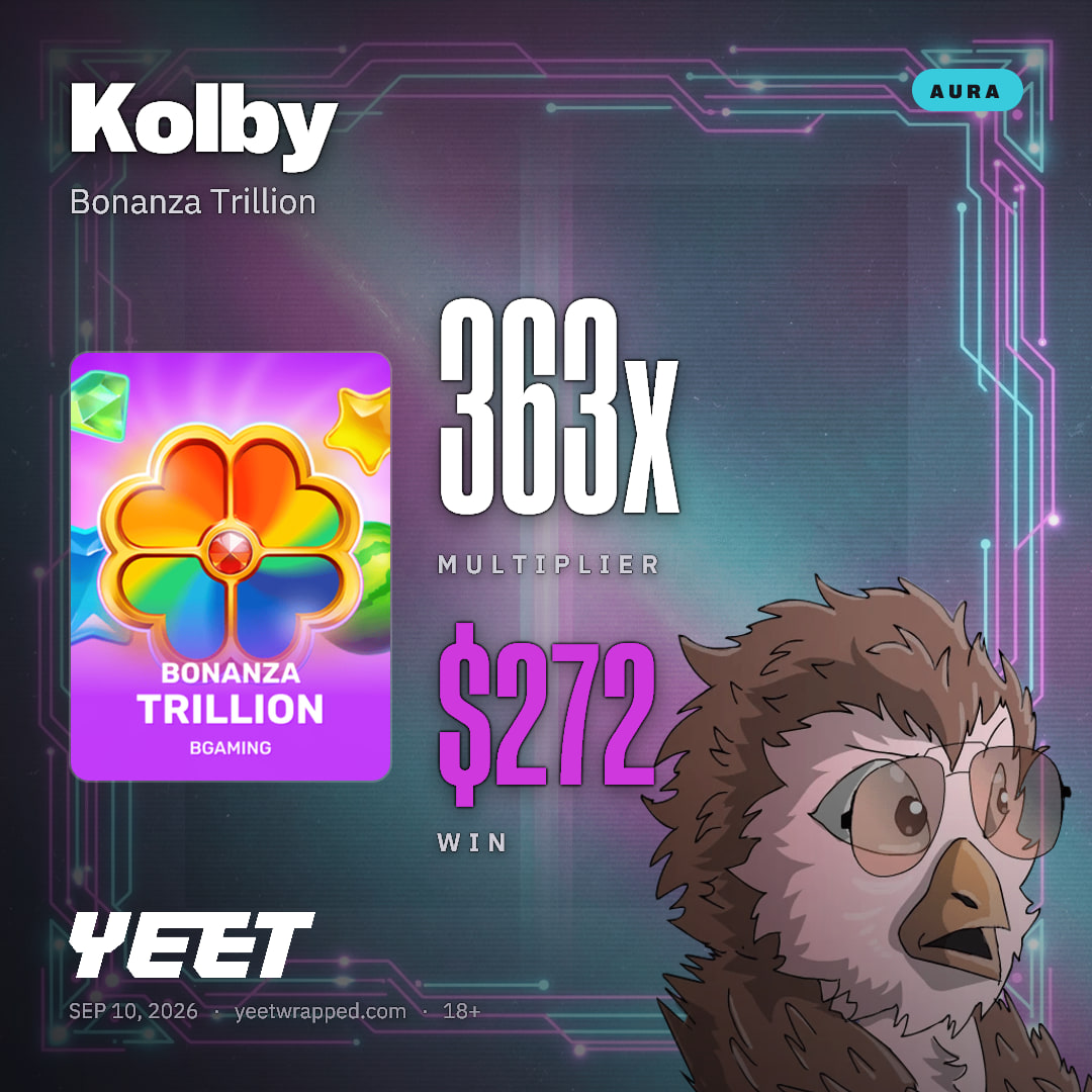 Kolby hit 362.5x on Bonanza Trillion