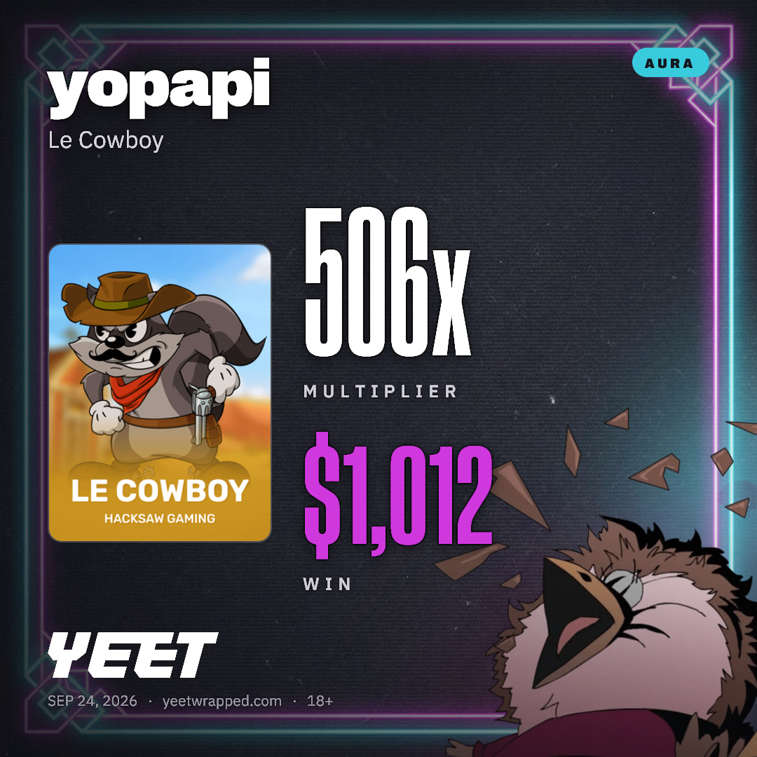 yopapi hit 505.8x on Le Cowboy