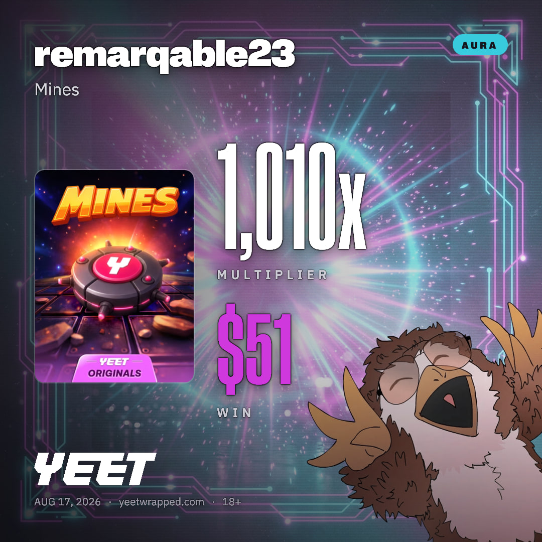 remarqable23 hit 1,010x on Mines