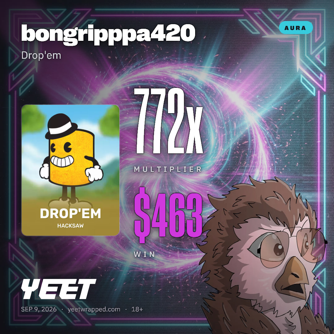 bongripppa420 hit 771.5x on Drop'em