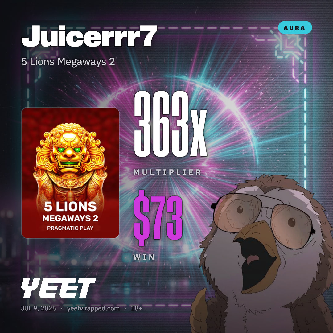 Juicerrr7 hit 362.8x on 5 Lions Megaways 2