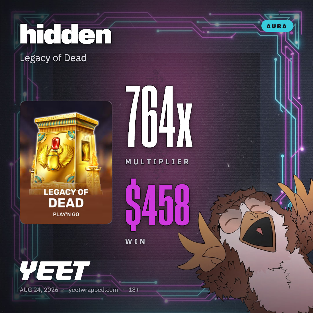hidden hit 763.5x on Legacy of Dead