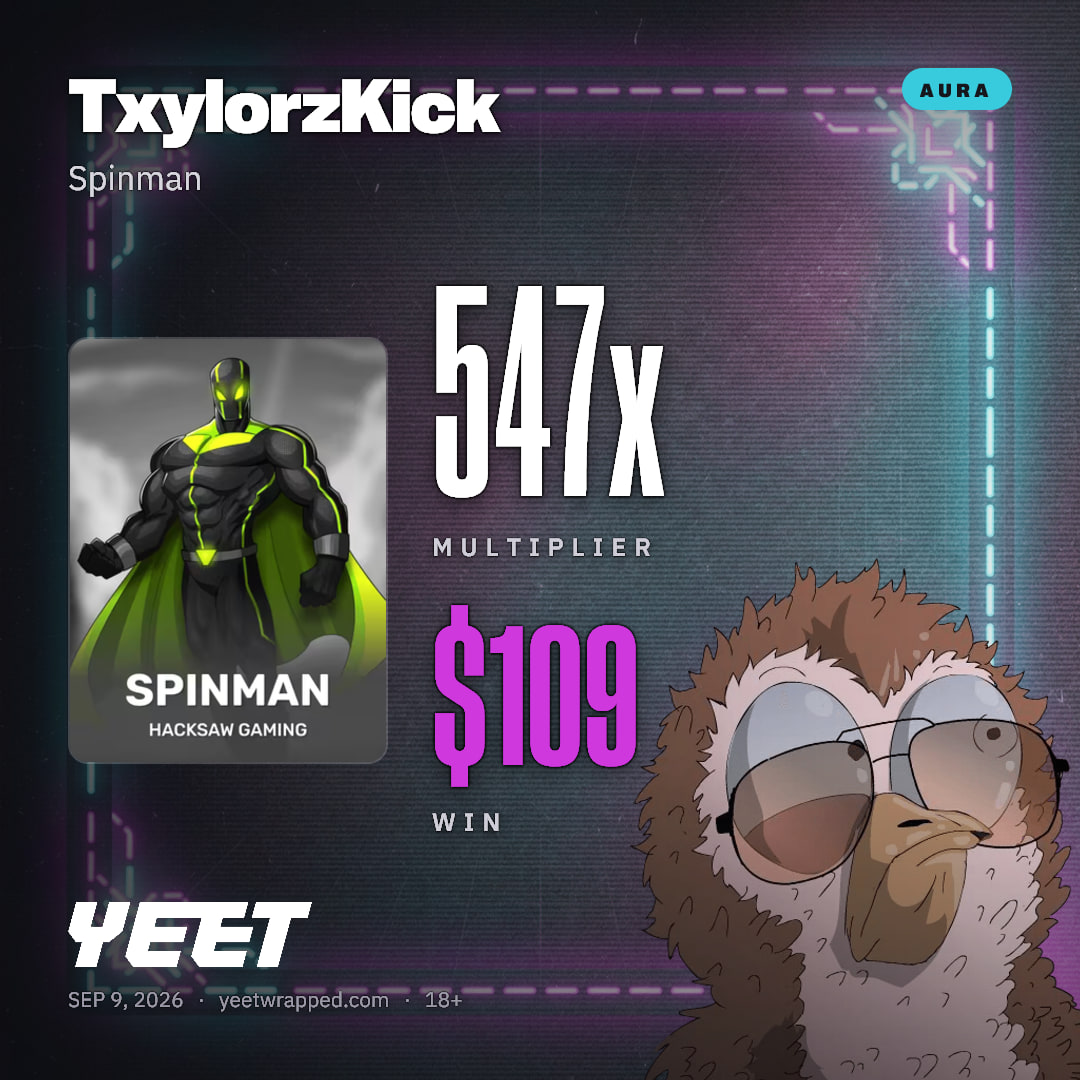 TxylorzKick hit 547.4x on Spinman