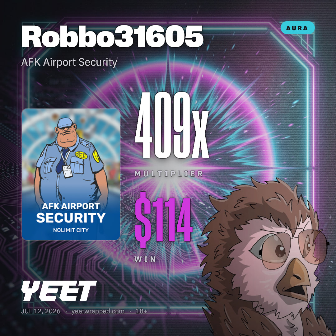 Robbo31605 hit 408.9x on AFK Airport Security