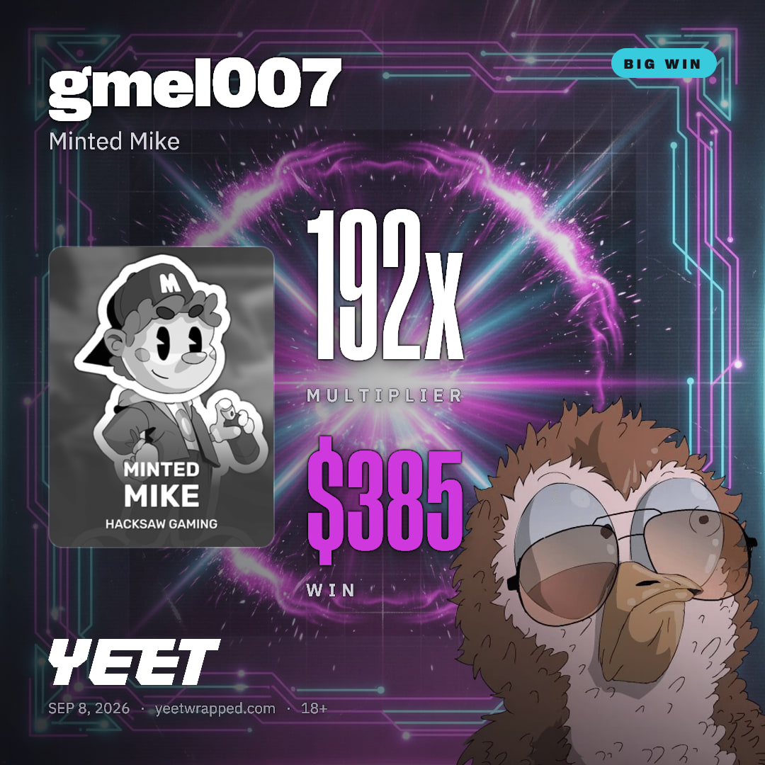 gmel007 hit 192.4x on Minted Mike