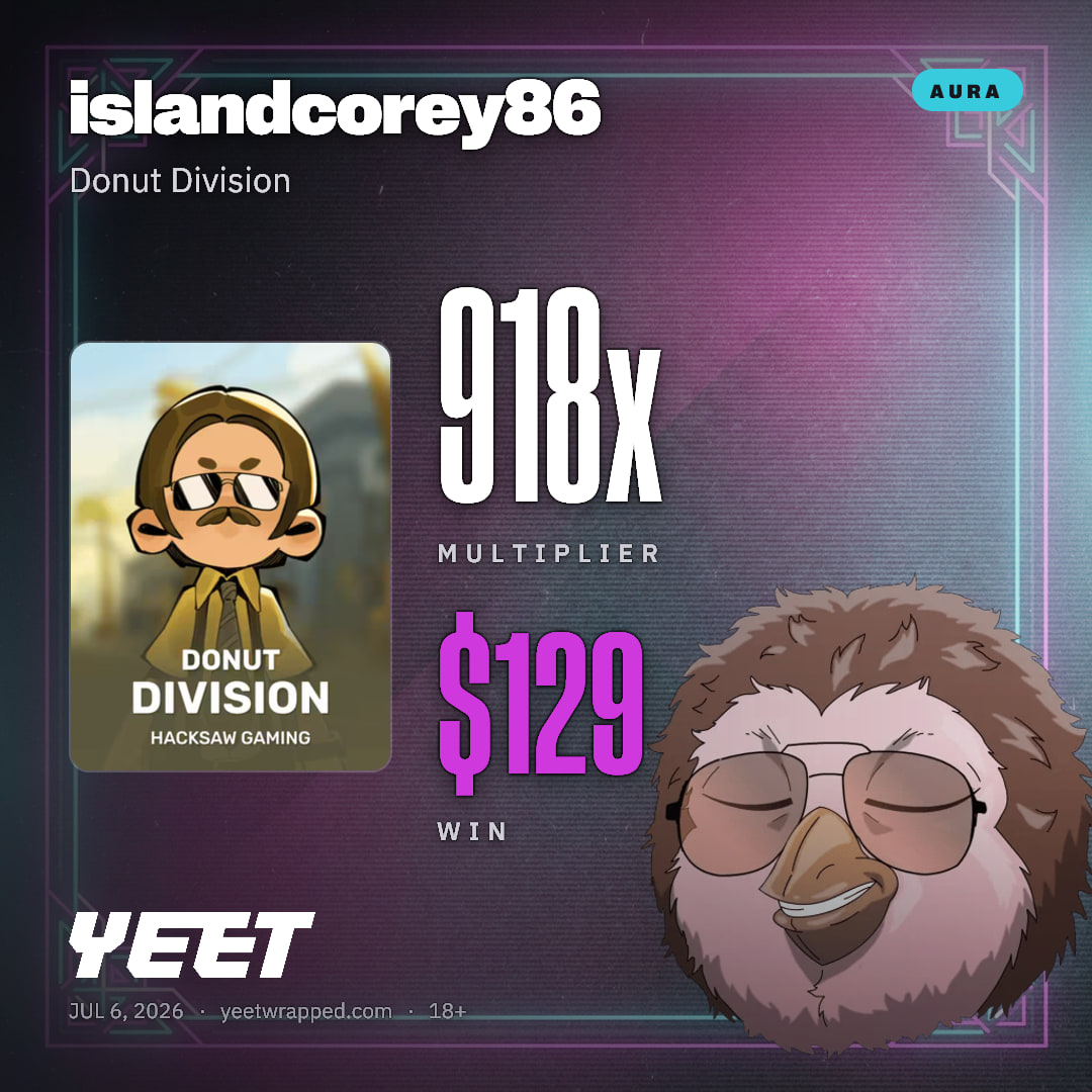 islandcorey86 hit 918.2x on Donut Division