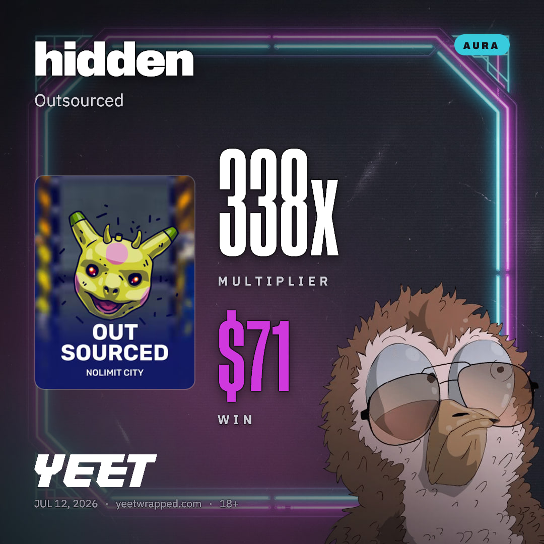 hidden hit 337.6x on Outsourced