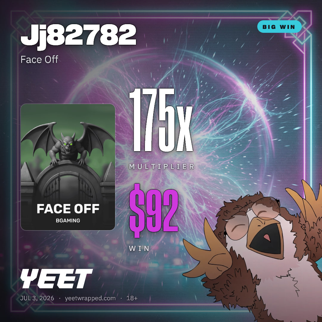 Jj82782 hit 174.5x on Face Off