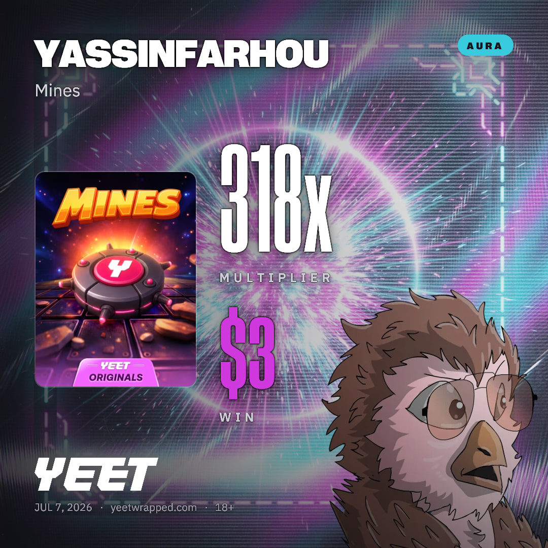 YASSINFARHOU hit 317.5x on Mines