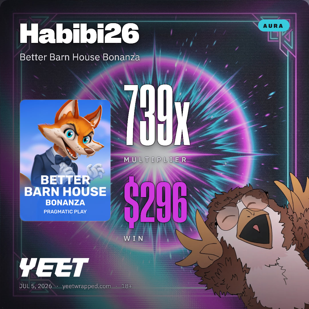 Habibi26 hit 739.4x on Better Barn House Bonanza