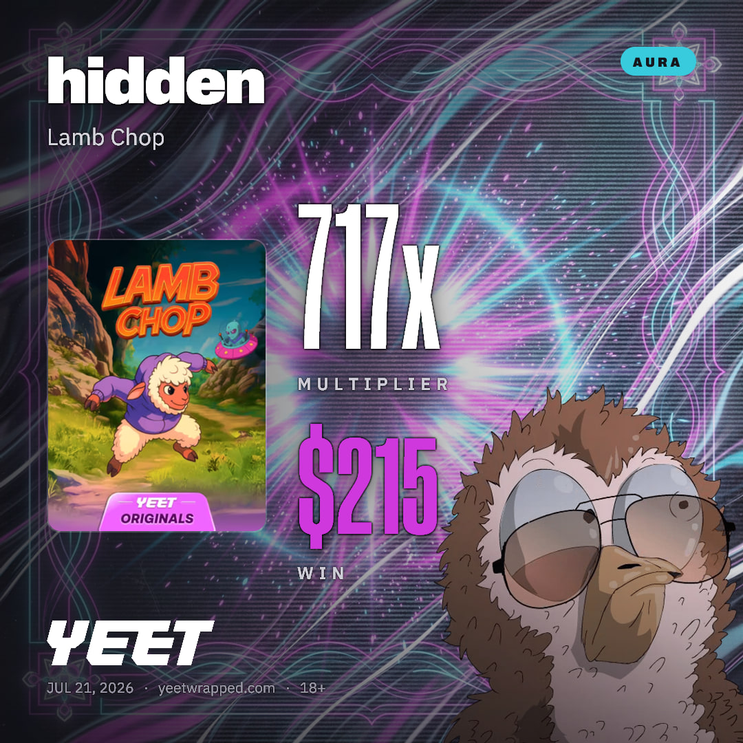hidden hit 717.1x on Lamb Chop
