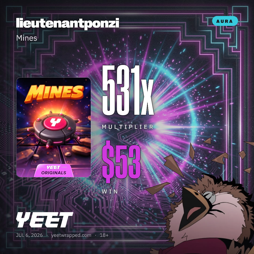 lieutenantponzi hit 530.7x on Mines
