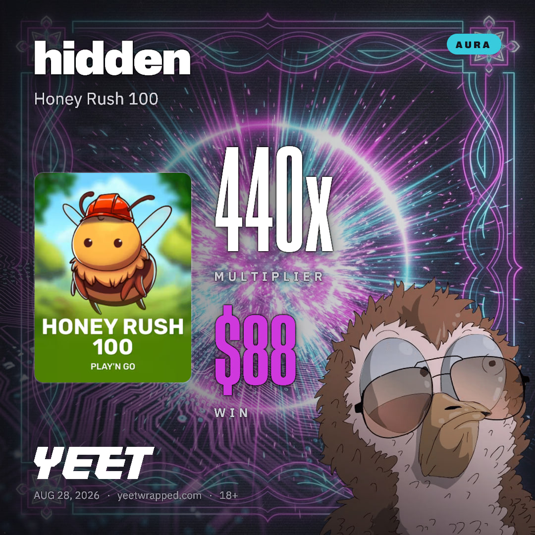 hidden hit 440.3x on Honey Rush 100