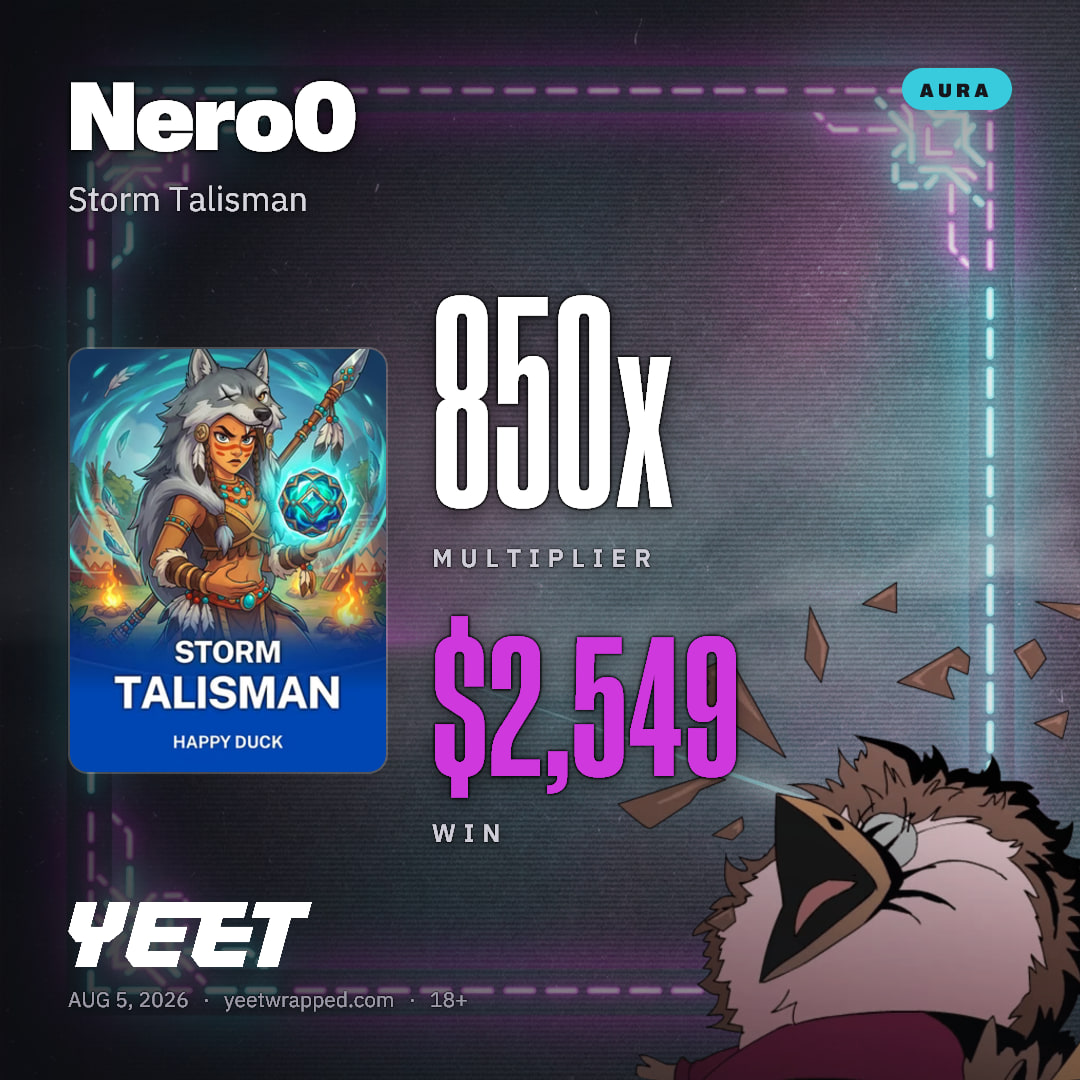 Nero0 hit 849.5x on Storm Talisman