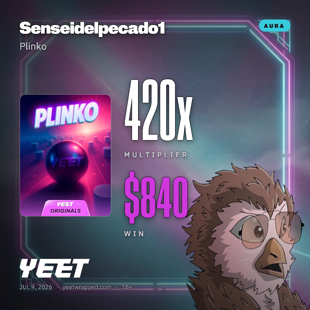 Senseidelpecado1 hit 420x on Plinko