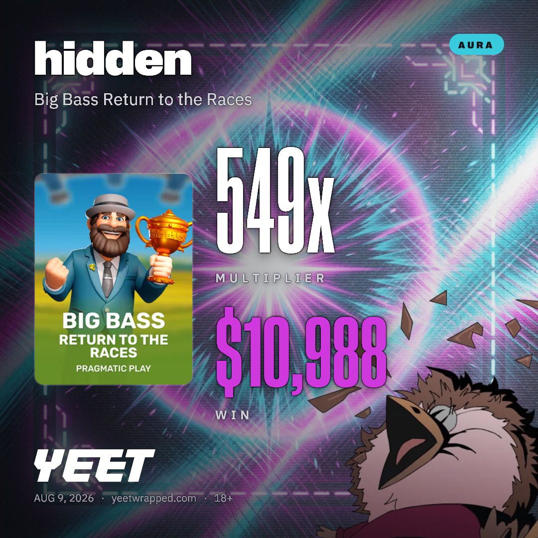 hidden hit 549.4x on Big Bass Return to the Races