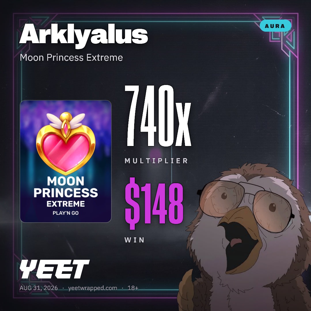 Arklyalus hit 739.8x on Moon Princess Extreme