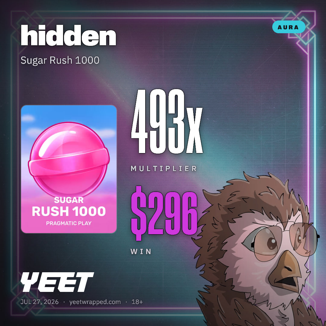 hidden hit 492.5x on Sugar Rush 1000