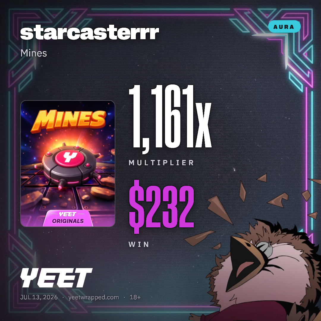 starcasterrr hit 1,161x on Mines