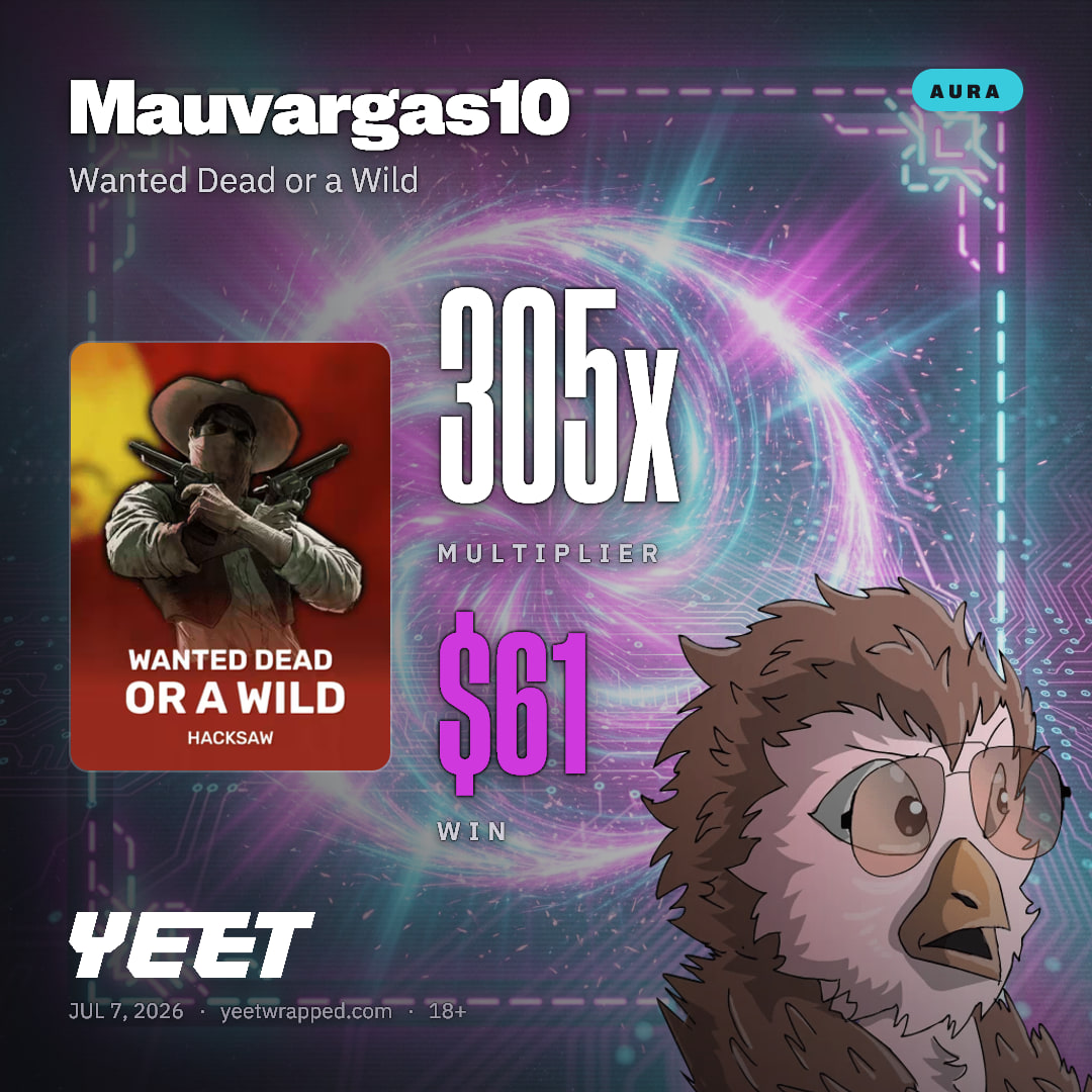 Mauvargas10 hit 305.3x on Wanted Dead or a Wild