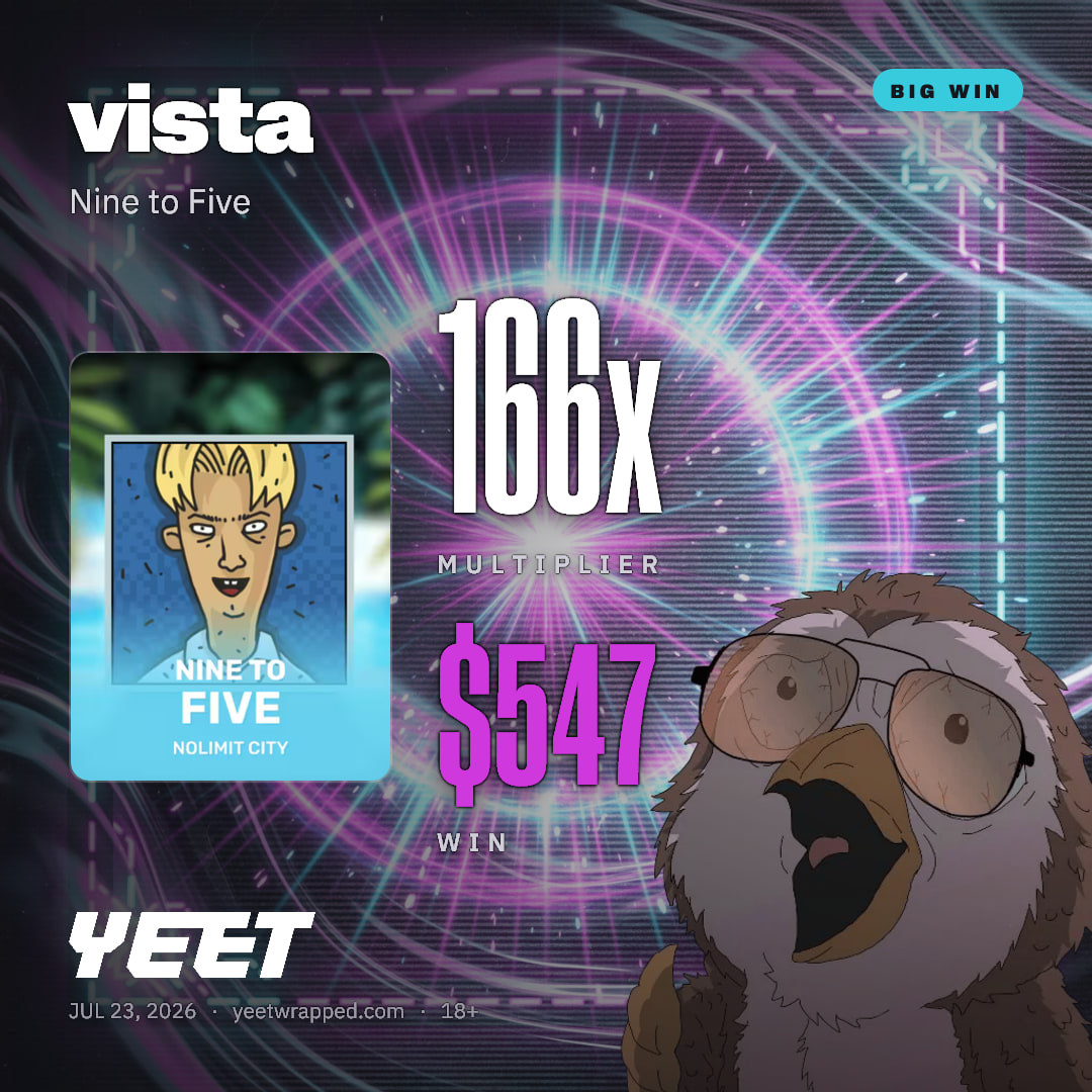 vista hit 165.8x on Nine to Five
