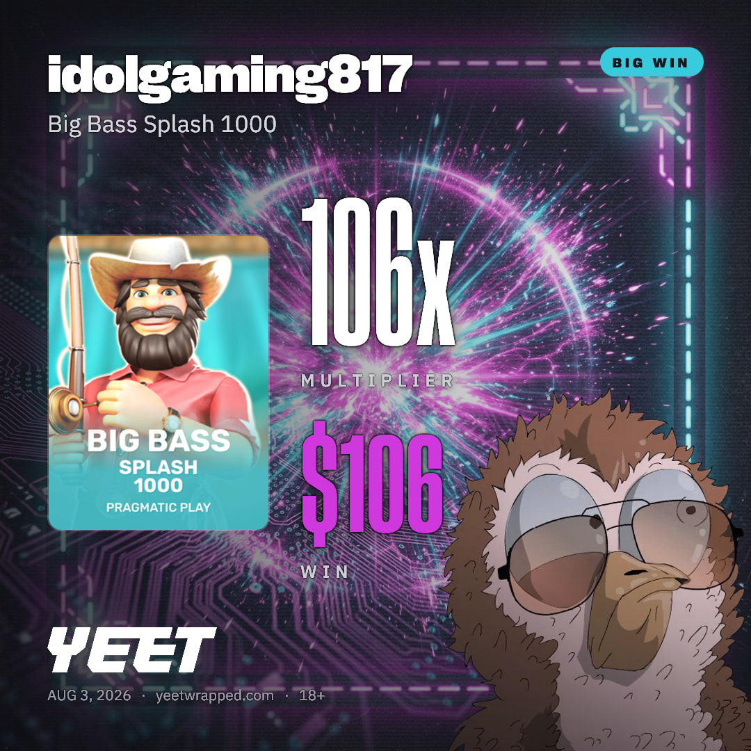 idolgaming817 hit 106.1x on Big Bass Splash 1000