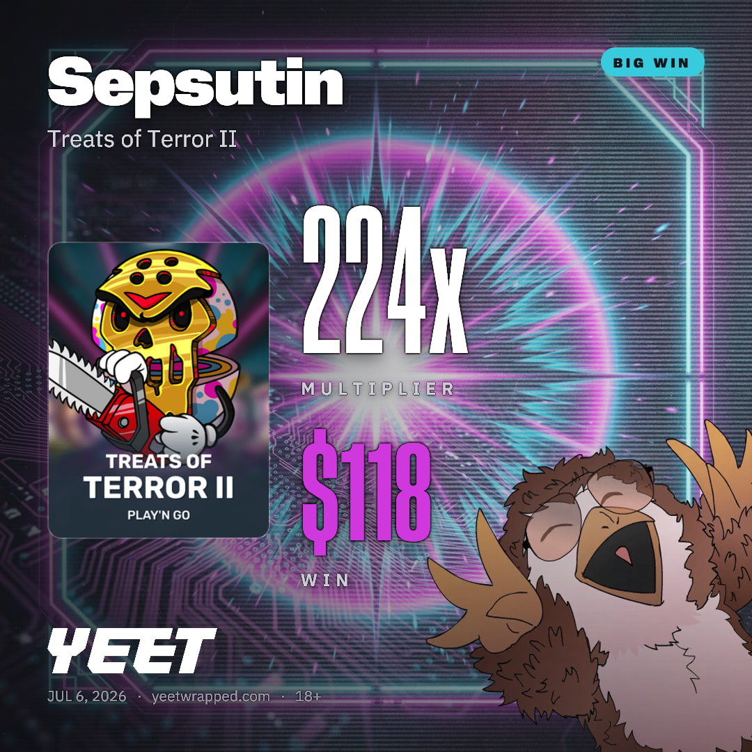 Sepsutin hit 224.5x on Treats of Terror II