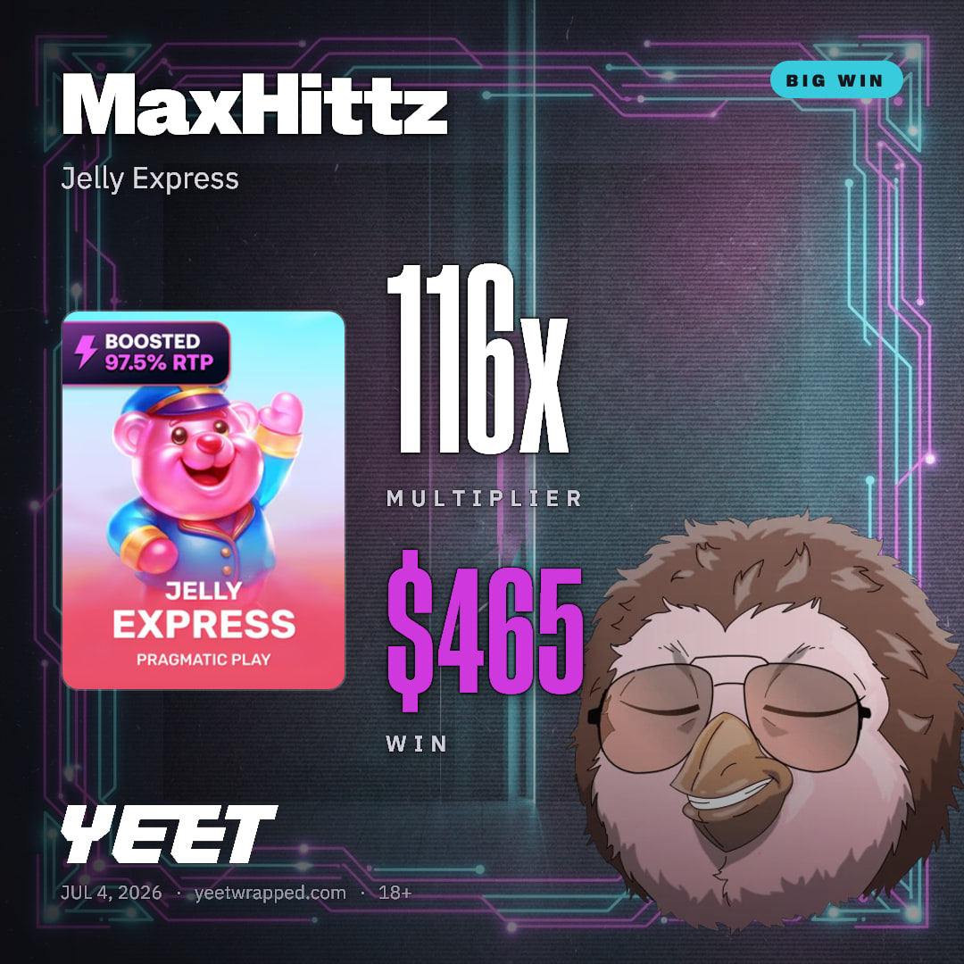 MaxHittz hit 116.2x on Jelly Express