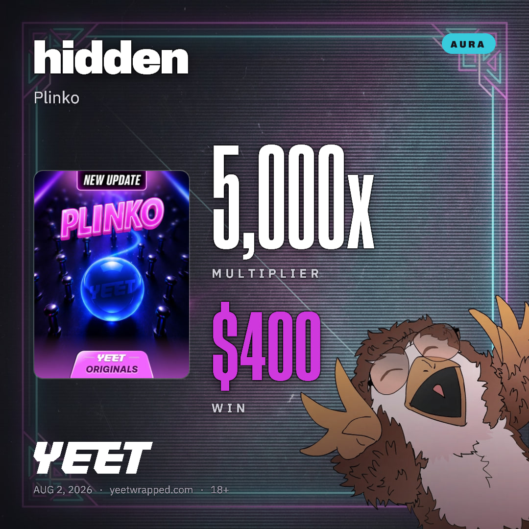 hidden hit 5,000x on Plinko