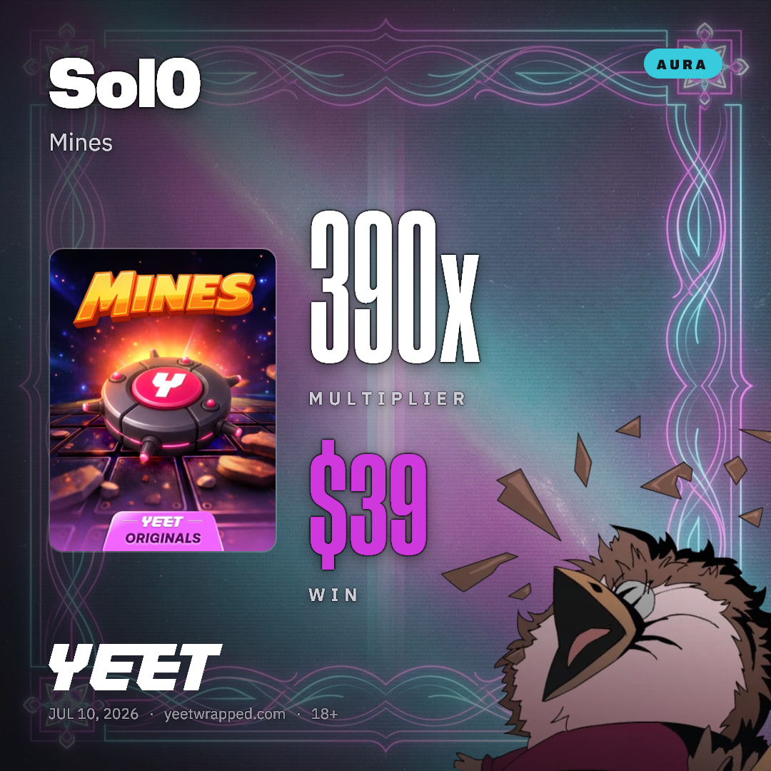 Sol0 hit 389.7x on Mines