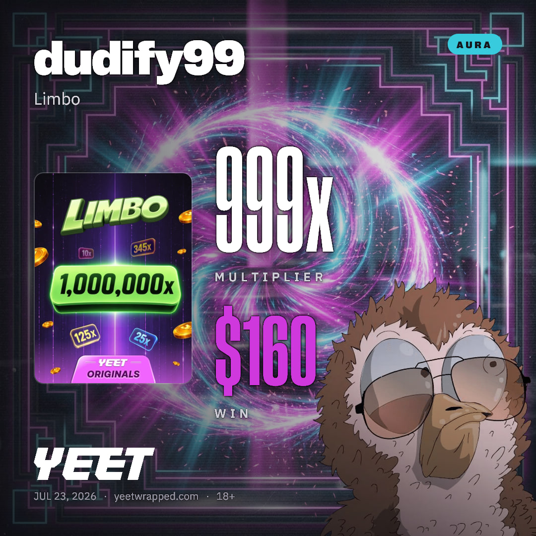 dudify99 hit 999x on Limbo