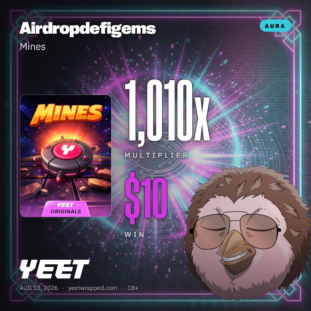 Airdropdefigems hit 1,010x on Mines
