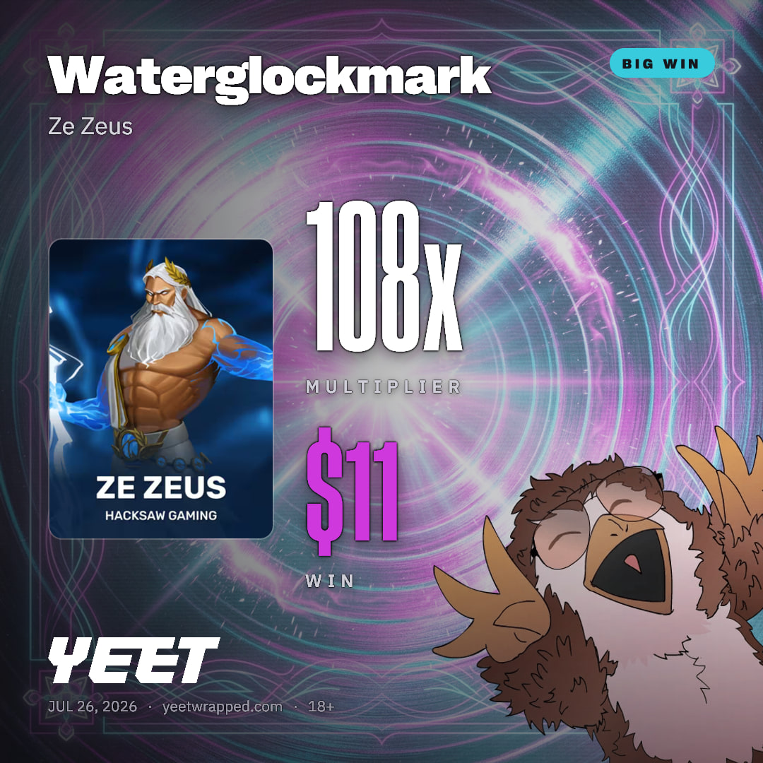 Waterglockmark hit 107.8x on Ze Zeus
