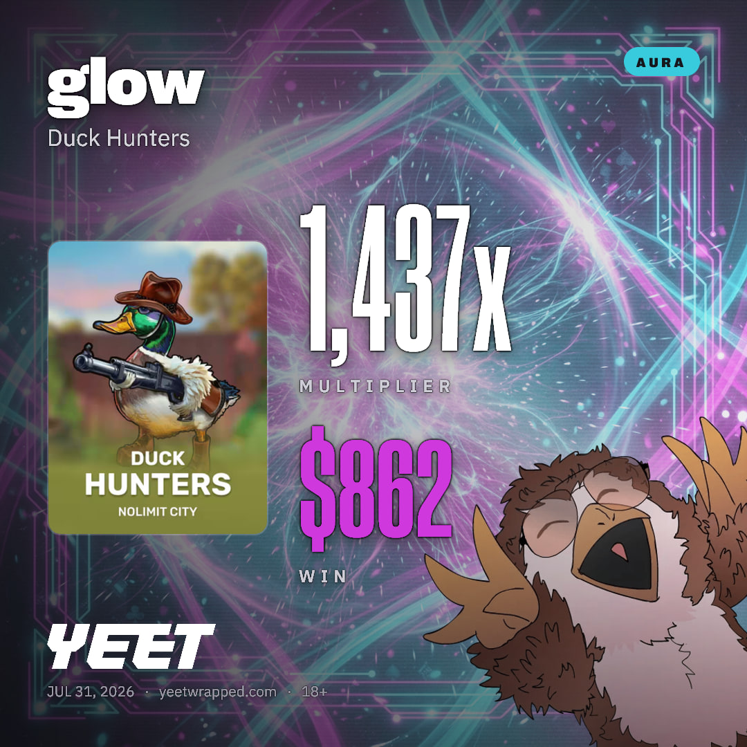 glow hit 1,437x on Duck Hunters