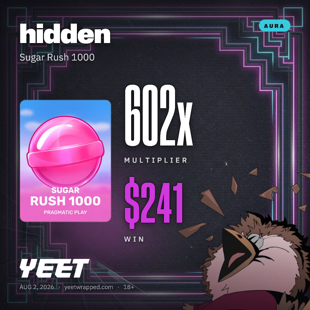 hidden hit 601.5x on Sugar Rush 1000