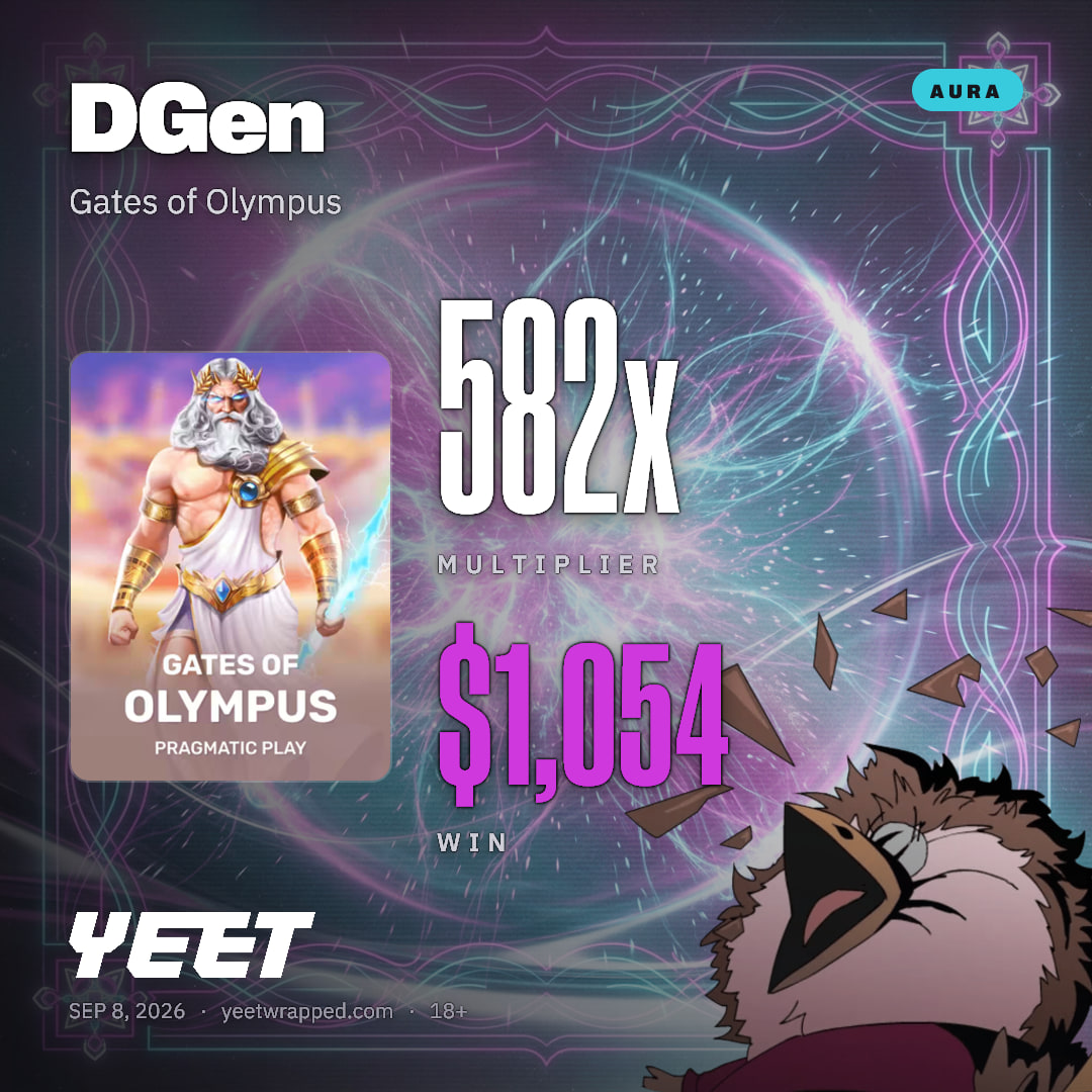 DGen hit 581.7x on Gates of Olympus