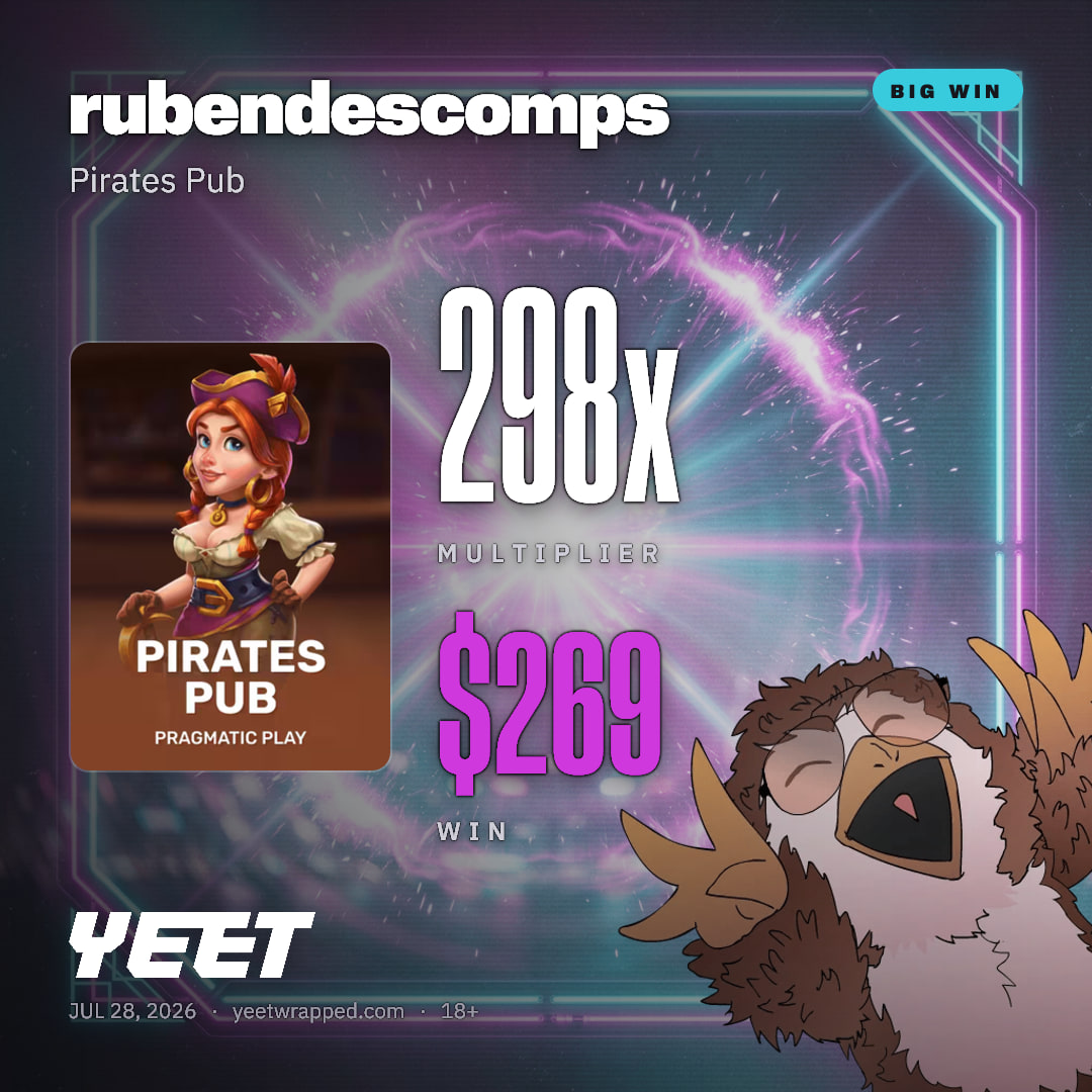 rubendescomps hit 298.4x on Pirates Pub