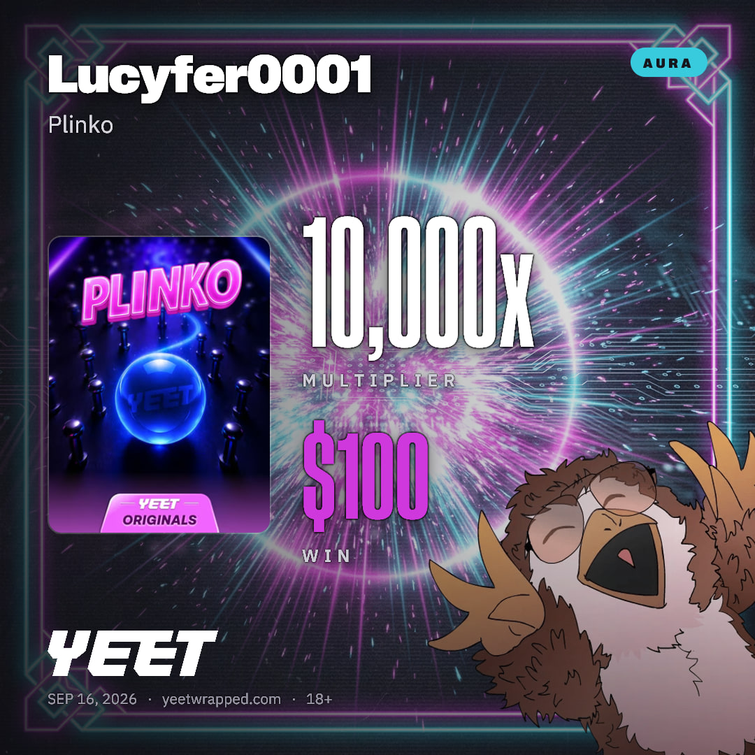 Lucyfer0001 hit 10,000x on Plinko