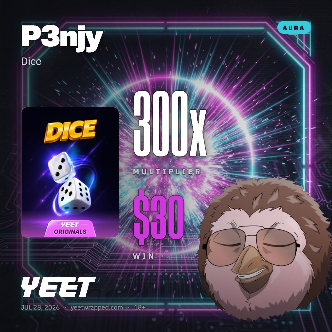 P3njy hit 300x on Dice