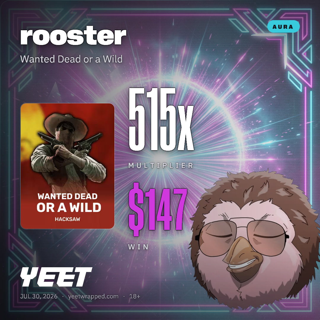 rooster hit 515.2x on Wanted Dead or a Wild