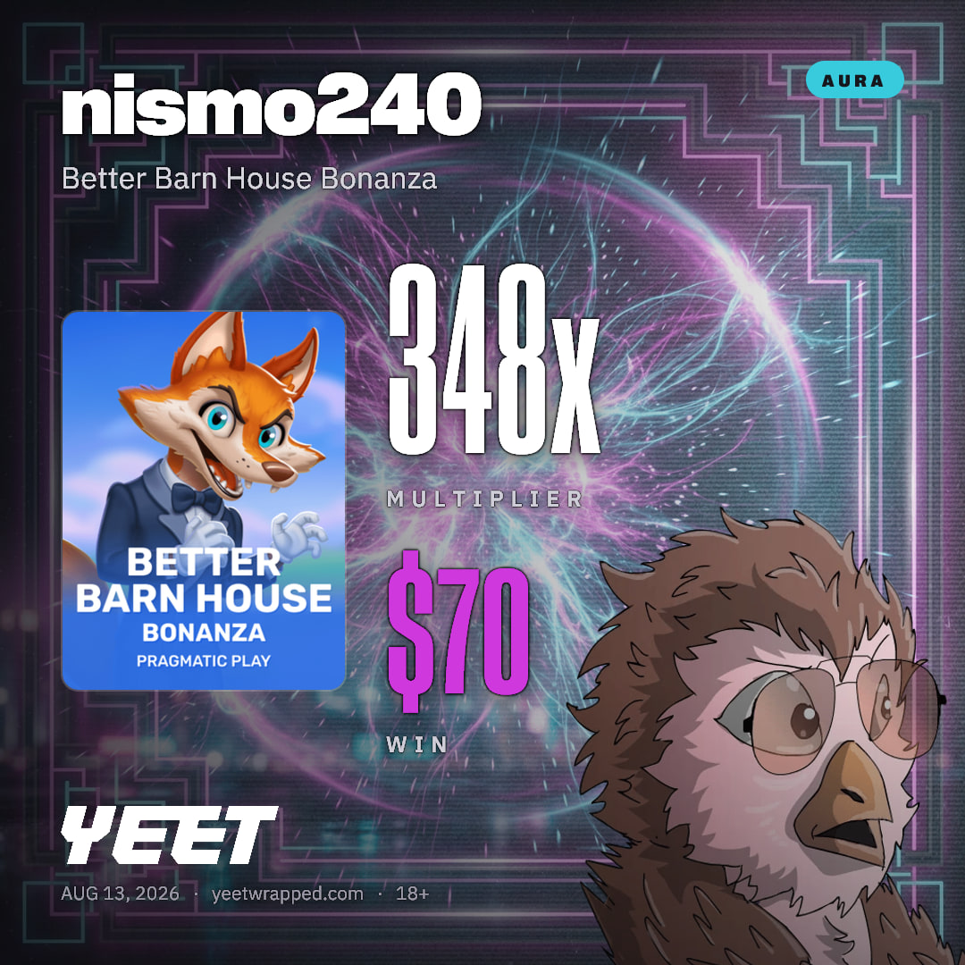 nismo240 hit 348.2x on Better Barn House Bonanza