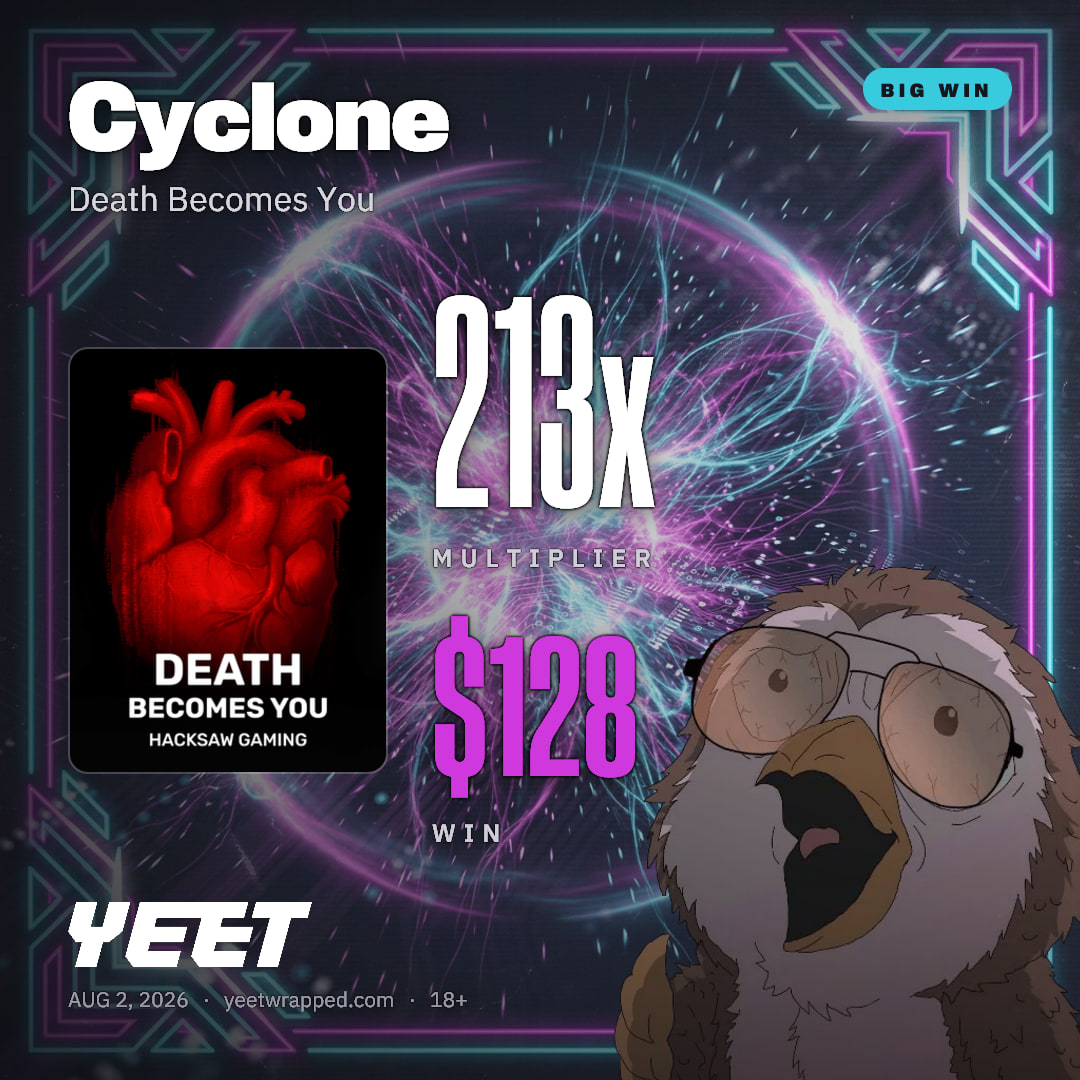 Cyclone hit 212.9x on Death Becomes You
