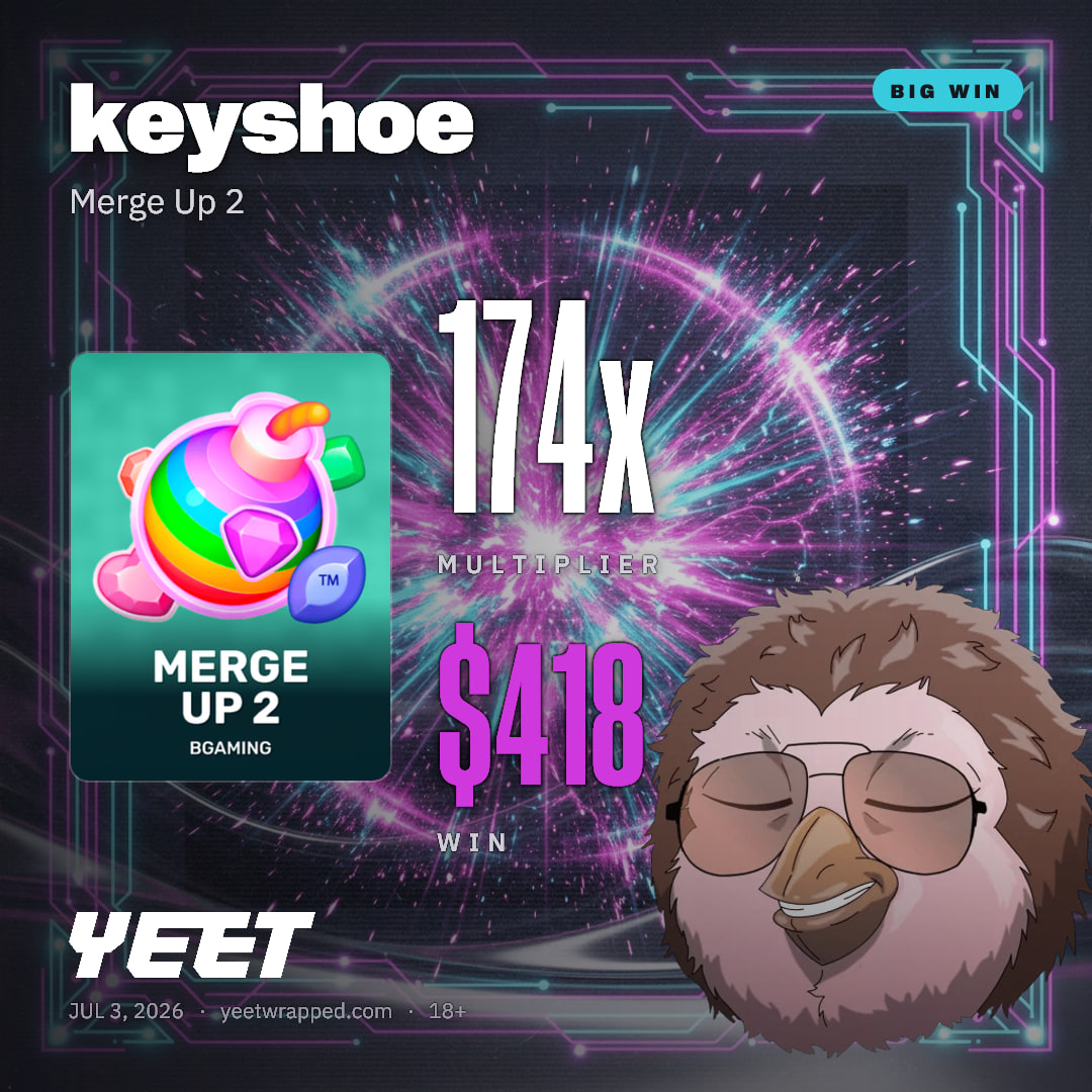 keyshoe hit 174.1x on Merge Up 2