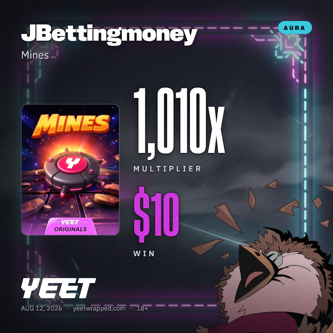 JBettingmoney hit 1,010x on Mines
